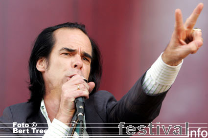 Nick Cave & the Bad Seeds op Rock Werchter 2009 foto