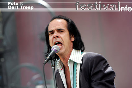 Nick Cave & the Bad Seeds op Rock Werchter 2009 foto