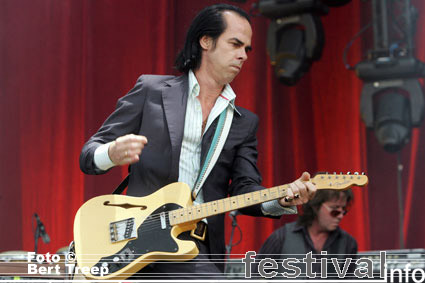 Nick Cave & the Bad Seeds op Rock Werchter 2009 foto