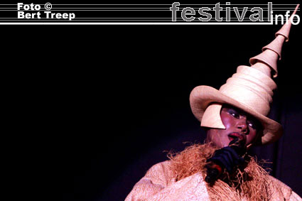 Grace Jones op Rock Werchter 2009 foto