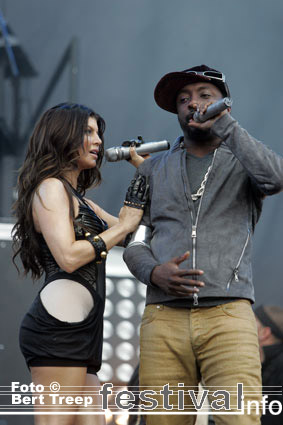 Black Eyed Peas op Rock Werchter 2009 foto