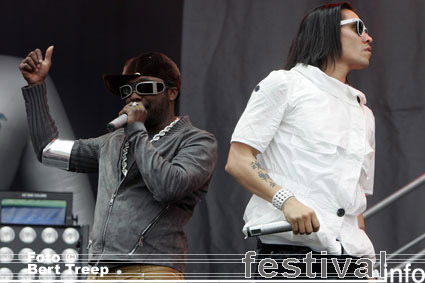 Black Eyed Peas op Rock Werchter 2009 foto