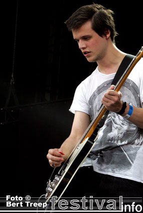 White Lies op Rock Werchter 2009 foto