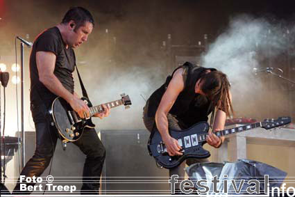 Nine Inch Nails op Rock Werchter 2009 foto