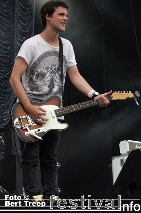 White Lies op Rock Werchter 2009 foto