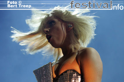 Lady Gaga op Rock Werchter 2009 foto