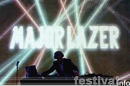 Major Lazer op Roskilde 2009 foto