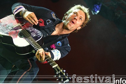 Coldplay op Roskilde 2009 foto