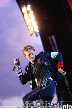 Coldplay op Roskilde 2009 foto