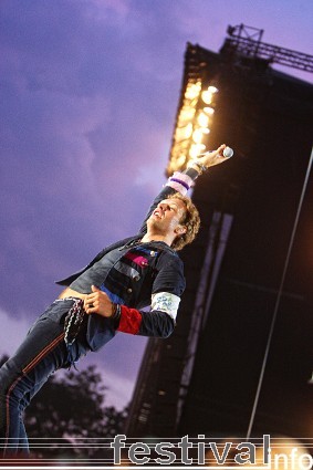 Coldplay op Roskilde 2009 foto