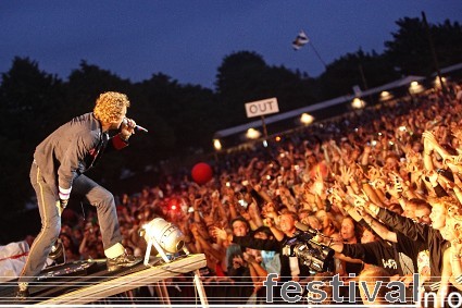 Coldplay op Roskilde 2009 foto