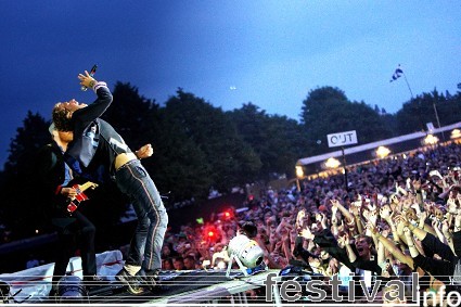 Coldplay op Roskilde 2009 foto