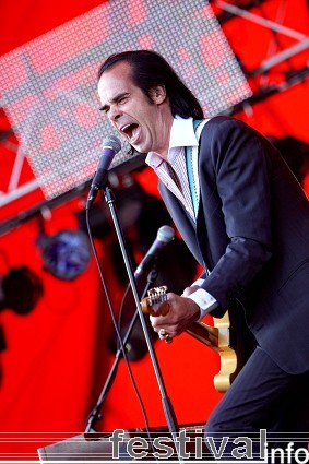 Nick Cave & the Bad Seeds op Roskilde 2009 foto