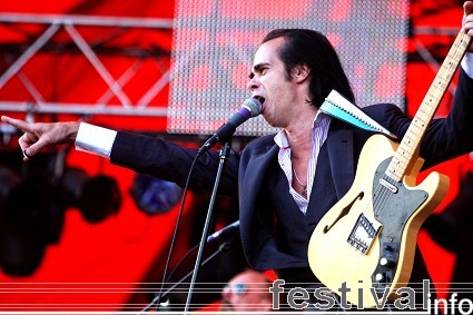 Nick Cave & the Bad Seeds op Roskilde 2009 foto