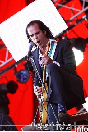 Nick Cave & the Bad Seeds op Roskilde 2009 foto