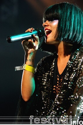 Lily Allen op Roskilde 2009 foto