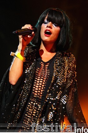 Lily Allen op Roskilde 2009 foto