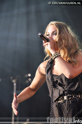 Agnes op TMF Awards Festival 2009 foto