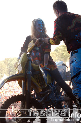 Motorband op Zwarte Cross 2009 foto