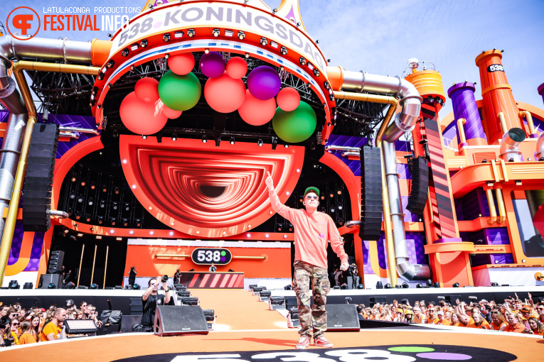 Lil Kleine op 538 Koningsdag 2026 foto