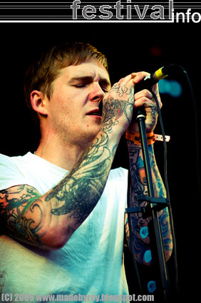 The Gaslight Anthem op Dour 2009 foto