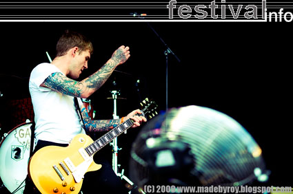 The Gaslight Anthem op Dour 2009 foto