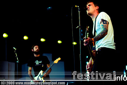 The Gaslight Anthem op Dour 2009 foto