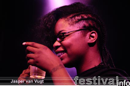 Speech Debelle op Raw Rhythm 2009 foto