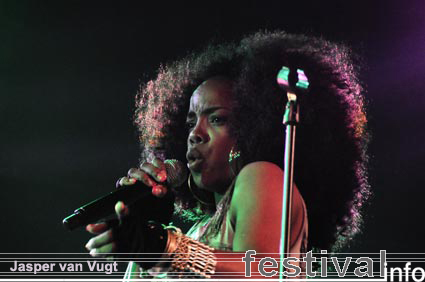 Leela James op Raw Rhythm 2009 foto