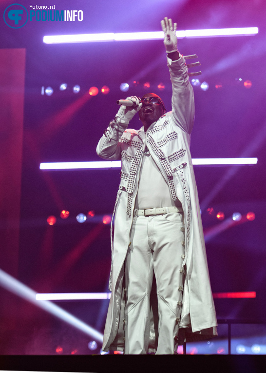 Akon op NE-YO & AKON - Nights Like This Tour - 15/05 - Ziggo Dome foto