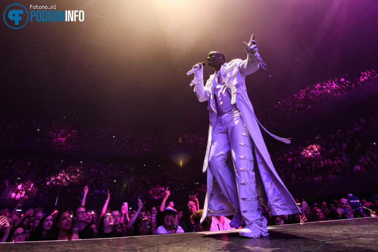 Akon op NE-YO & AKON - Nights Like This Tour - 15/05 - Ziggo Dome foto
