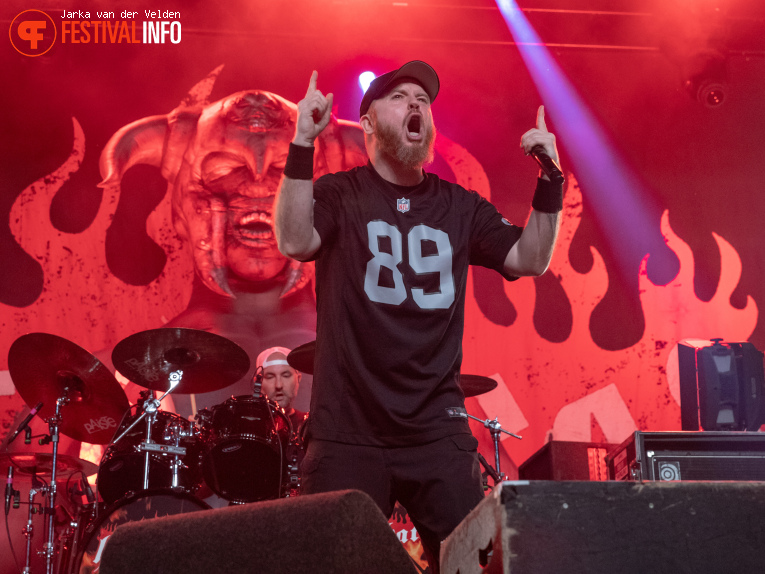 Hatebreed op Jera On Air 2026 - Zaterdag foto