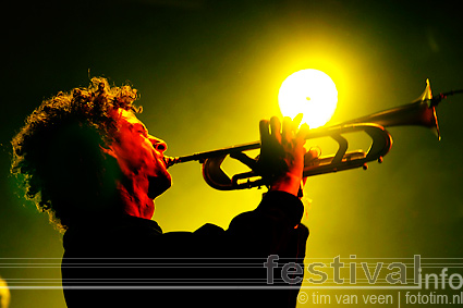 Kyteman's Hiphop Orkest op Lowlands 2009 foto