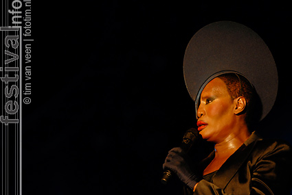 Grace Jones op Lowlands 2009 foto