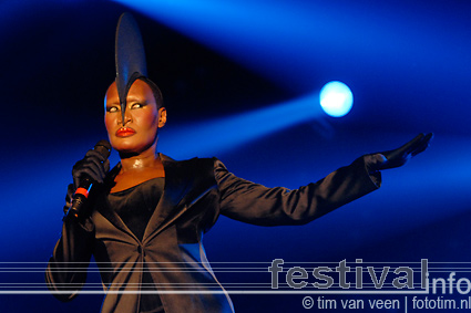 Grace Jones op Lowlands 2009 foto