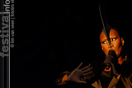 Grace Jones op Lowlands 2009 foto