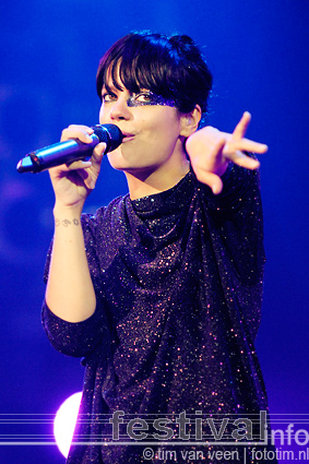 Lily Allen op Lowlands 2009 foto