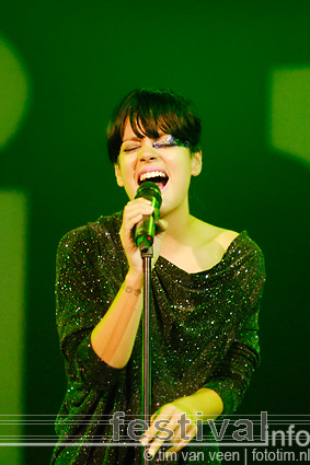 Lily Allen op Lowlands 2009 foto