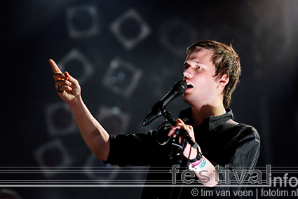 White Lies op Lowlands 2009 foto