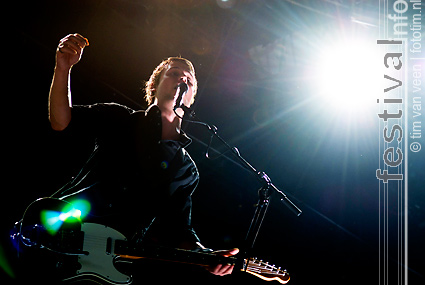 White Lies op Lowlands 2009 foto