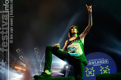 Bring Me The Horizon op Lowlands 2009 foto