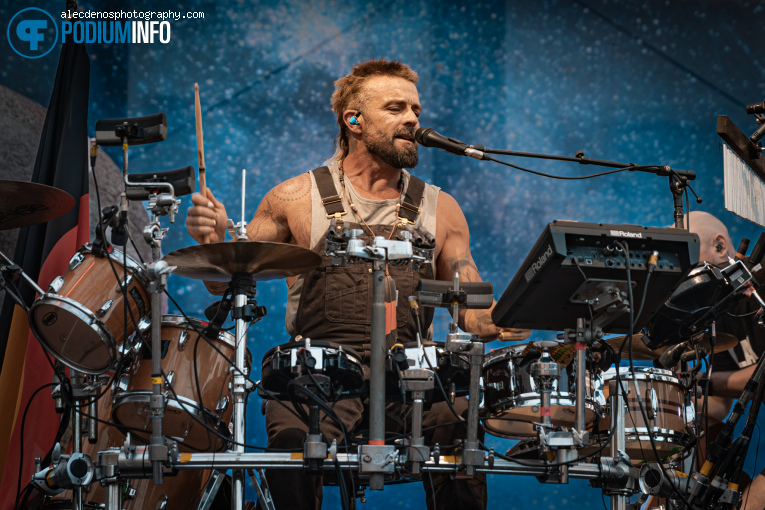 Xavier Rudd op Xavier Rudd - Royal Park Live - 08/07 - Paleis Soestdijk foto