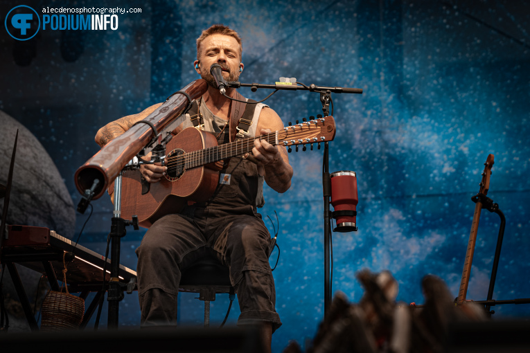Xavier Rudd op Xavier Rudd - Royal Park Live - 08/07 - Paleis Soestdijk foto