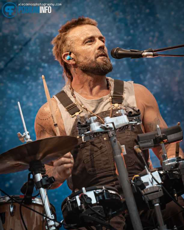Xavier Rudd op Xavier Rudd - Royal Park Live - 08/07 - Paleis Soestdijk foto