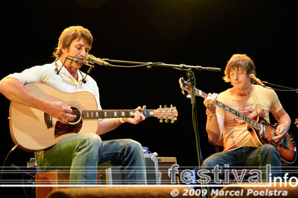 Pete Murray op Huntenpop 2009 foto