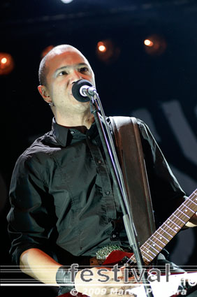 Danko Jones op Huntenpop 2009 foto