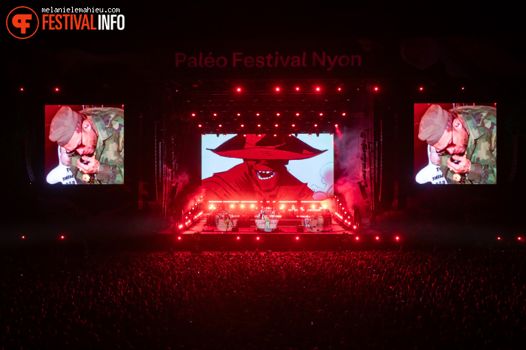 Gorillaz op Paléo 2026 foto