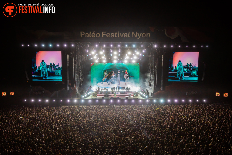 Gorillaz op Paléo 2026 foto