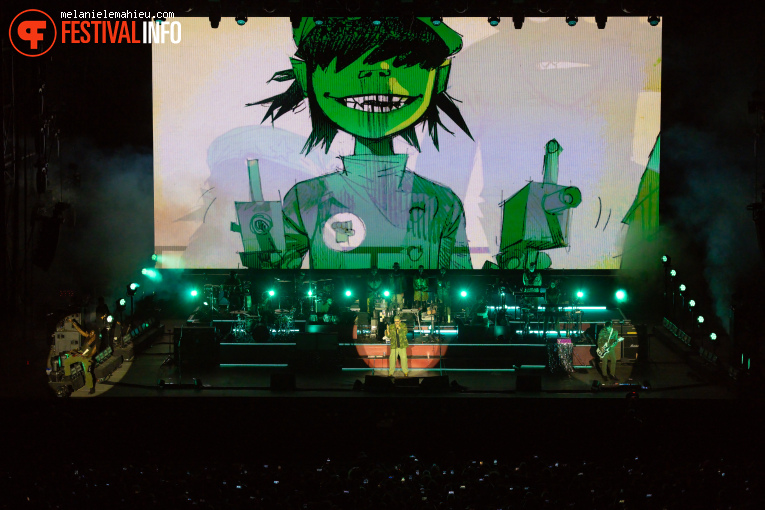 Gorillaz op Paléo 2026 foto