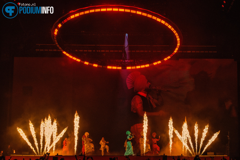 Diljit Dosanjh op Diljit Dosanjh - 07/09 - Ziggo Dome foto